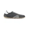 Maison Margiela Quilted-texture Sneakers With Rugged Sole And Suede Overlays In Gray