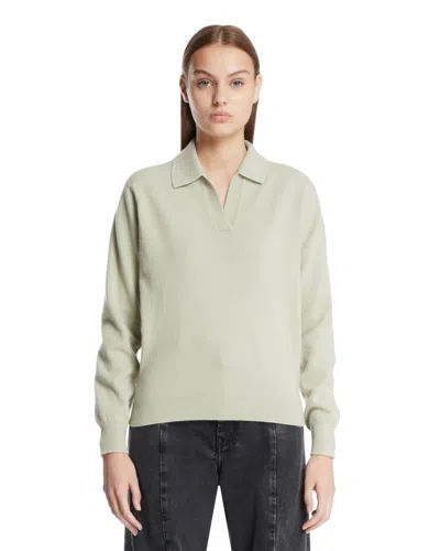 Maison Margiela Green Long-sleeve Polo
