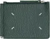 Maison Margiela Green Money Clip Wallet In Green
