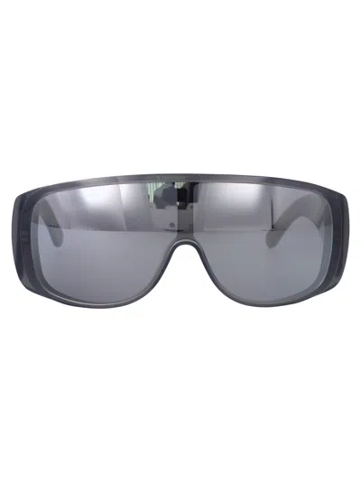 Maison Margiela Grey Acetate Sunglasses In Black