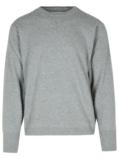 Maison Margiela Grey Cashmere Blend Sweater Men In Gray