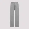 Maison Margiela Denim Jeans With Wide Leg And Pockets In Grey
