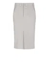 Maison Margiela Belt Loops Skirts In Gray