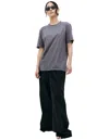 Maison Margiela Grey Cotton T-shirt In Grey