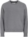 Maison Margiela Men's Wool Crewneck Jumper Sweater In Grey