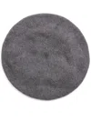 Maison Margiela Grey Four Stitch-logo Virgin Wool Beret In Grey