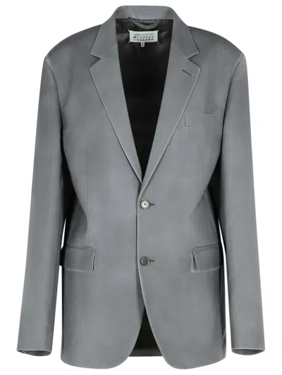 MAISON MARGIELA MAISON MARGIELA GREY MOHAIR BLEND BLAZER
