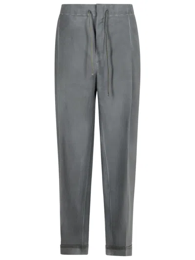 MAISON MARGIELA GREY MOHAIR BLEND TROUSERS