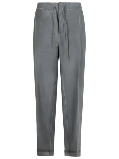 MAISON MARGIELA GREY MOHAIR BLEND TROUSERS