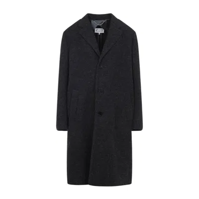 MAISON MARGIELA MAISON MARGIELA GREY VIRGIN WOOL COAT