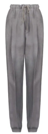 Maison Margiela Wool And Mohair Trousers In Gray