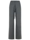Maison Margiela Wool-cashmere Track Pants In Grigio