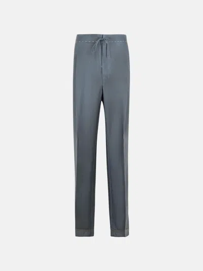 Maison Margiela Grey Wool Blend Trousers