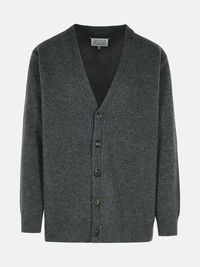 Maison Margiela Grey Wool Cardigan