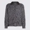 Maison Margiela Dark Grey Wool Casual Jacket In Gray
