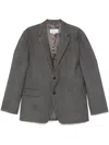 Maison Margiela Single-breasted Blazer In Grey