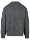 Maison Margiela Pullover Mit Ellenbogen-patches In Grey
