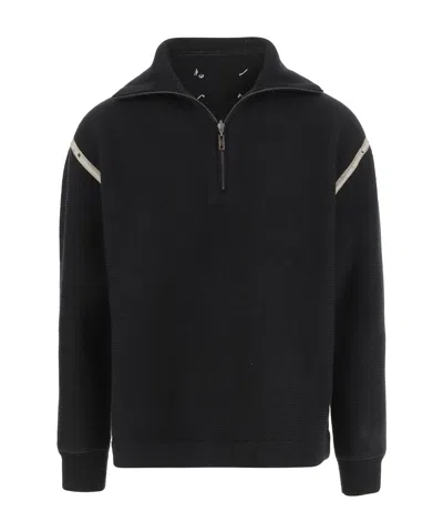 MAISON MARGIELA MAISON MARGIELA HALF-ZIPPED JUMPER