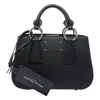 Maison Margiela Shoulder Bags With Metal Rings And Textured Finish In Black