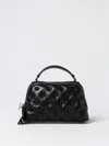 Maison Margiela Glam Slam Trapezoid Leather Top Handle Bag In Black