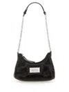 Maison Margiela Glam Slam Micro Hobo Bag In Black