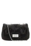 Maison Margiela Black Nappa Leather Medium Glam Slam Shoulder Bag In Black