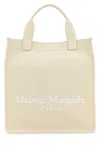 Maison Margiela Ivory Canvas Shopping Bag In Neutral