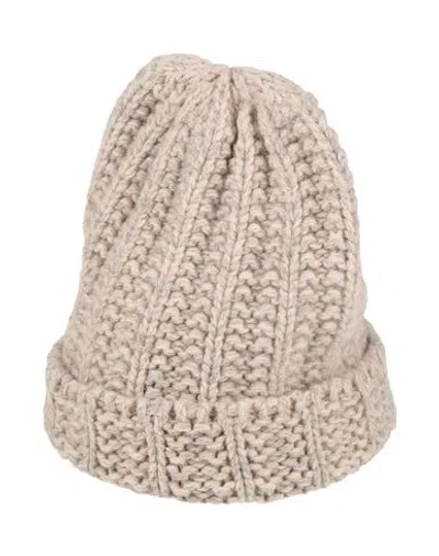 Maison Margiela Hat Beige Size L Wool In Neutral