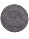 Maison Margiela Grey Four Stitch-logo Virgin Wool Beret In Grey