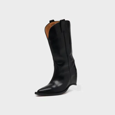 Maison Margiela Heel-less Western Boots Man Black