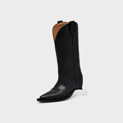 Maison Margiela Heel-less Western Boots Woman Black