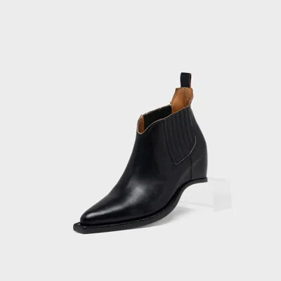 Maison Margiela Heel-less Western Chelsea Boots Woman Black