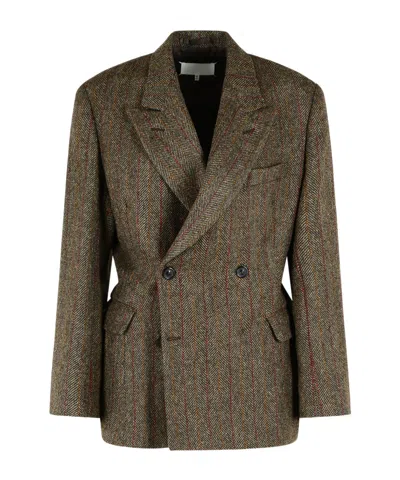 MAISON MARGIELA MAISON MARGIELA HERRINGBONE BLAZER