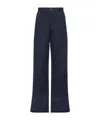 Maison Margiela Button-fastening Corduroy Trousers In Blue