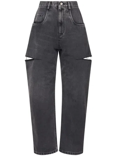 MAISON MARGIELA MAISON MARGIELA HIGH WAISTED TAPERED JEANS