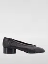 Maison Margiela Tabi 30mm Ballerina Shoes In 黑色