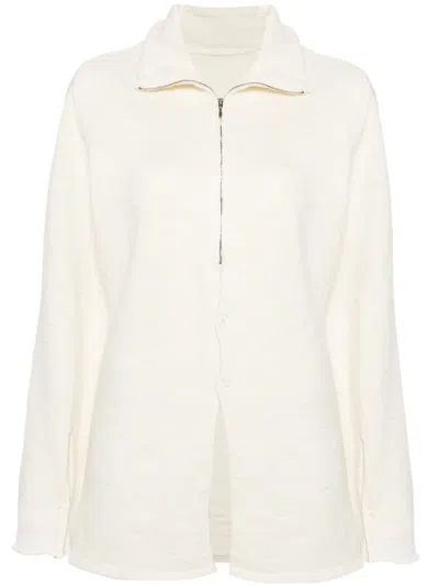 Maison Margiela High-neck Jumper In 白色