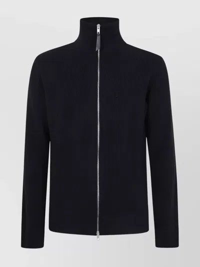 Maison Margiela Ribbed Pullover In Black