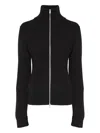 Maison Margiela Black Wool Zip-up Cardigan