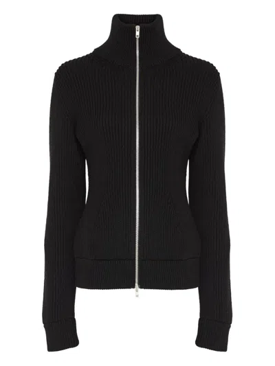 MAISON MARGIELA HIGH-NECK SWEATER WITH ZIP MAISON MARGIELA