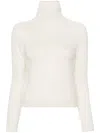 Maison Margiela High-neck Wool Jumper In Neutrals