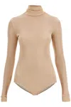 Maison Margiela Four Stitch-logo Bodysuit In Neutro