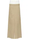 MAISON MARGIELA HIGH-RISE MAXI SKIRT