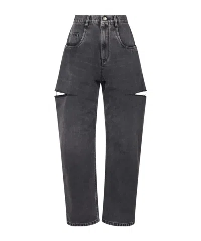 MAISON MARGIELA MAISON MARGIELA HIGH-WAIST TAPERED LEG JEANS