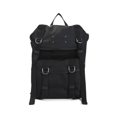 Maison Margiela High Tech Medium Backpack In Black