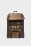 Maison Margiela High Tech Medium Backpack Unisex Brown In Brown