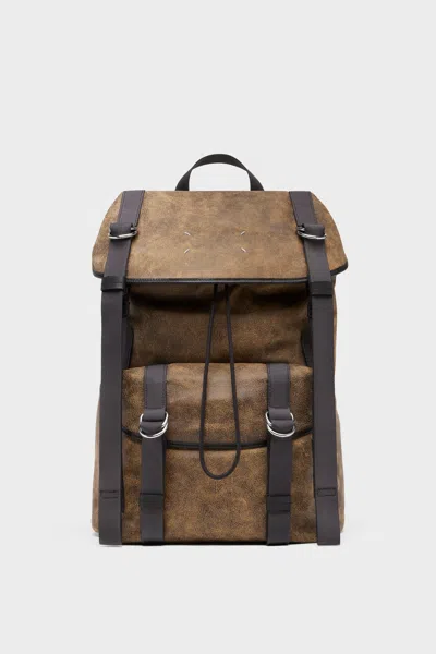Maison Margiela High Tech Medium Backpack Unisex Brown