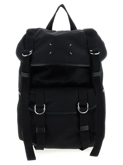 Maison Margiela High Tech Medium Backpacks Black