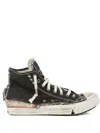 Maison Margiela High-top Sneakers With A Worn-look Finish In Multi