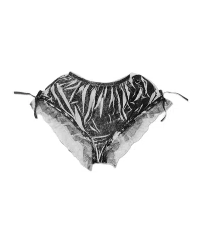 Maison Margiela High-waisted Briefs In Gray
